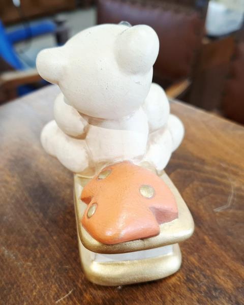 THUN ORSETTO SU SLITTA H 10CM