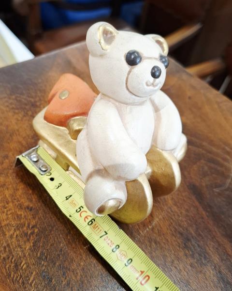 THUN ORSETTO SU SLITTA H 10CM