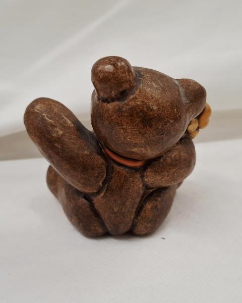 THUN ORSETTO TEDDY CON FIORE H CM 9