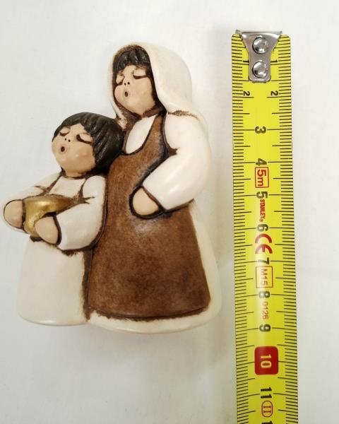 THUN STATUINA DONNA CON BIMBA PRESEPE CLASSICO