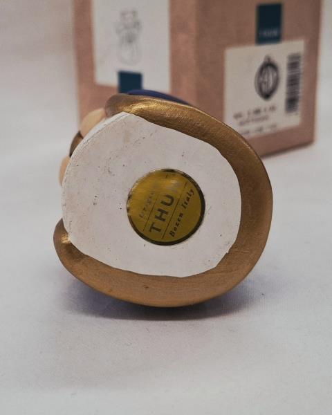 THUN STATUINA RE MAGIO BARBA PRESEPE CLASSICO MANTELLO BLU