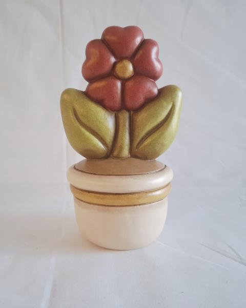 THUN VASETTO FIORE ROSSO FARFALLA 