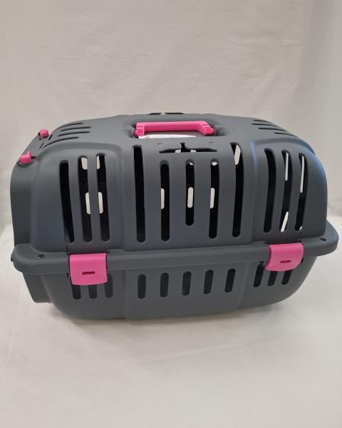 TRASPORTINO AMICO A 4 ZAMPE  GRIGIO GANCI FUXIA