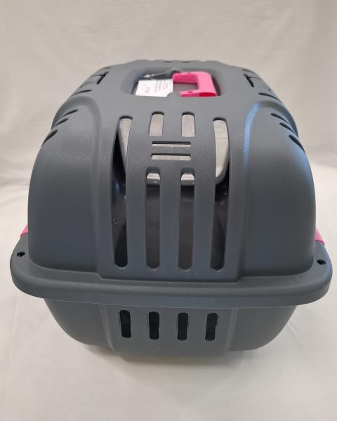 TRASPORTINO AMICO A 4 ZAMPE  GRIGIO GANCI FUXIA