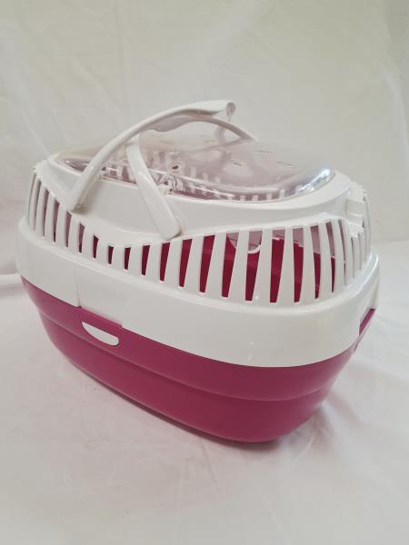 TRASPORTINO BIANCO FUXIA