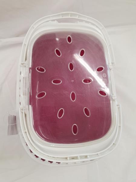TRASPORTINO BIANCO FUXIA