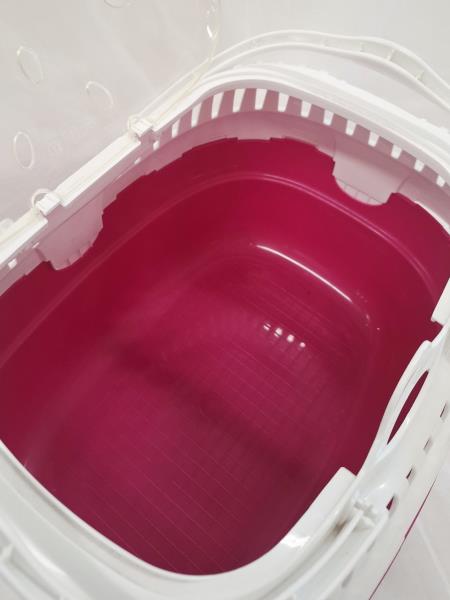 TRASPORTINO BIANCO FUXIA