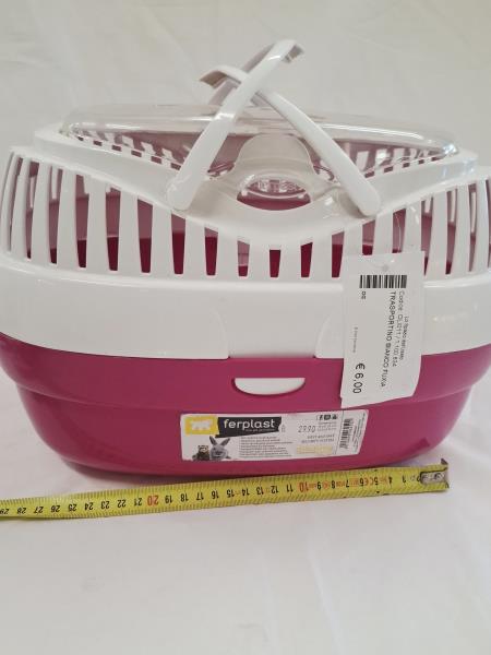 TRASPORTINO BIANCO FUXIA
