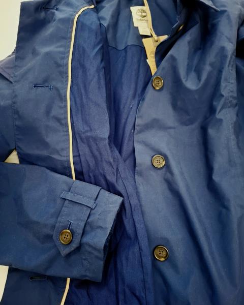 TRENCH TIMBERLAND BLU TG L NUOVO!