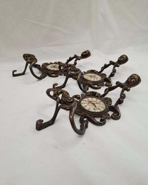 TRIS APPENDINI OROLOGIO OTTONE