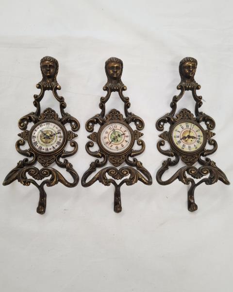 TRIS APPENDINI OROLOGIO OTTONE