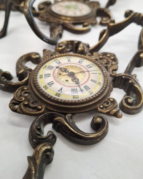 TRIS APPENDINI OROLOGIO OTTONE