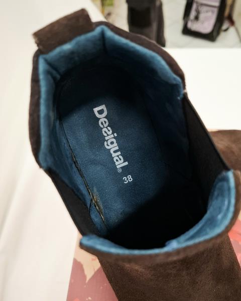 TRONCHETTO DESIGUAL MARRONE N 38