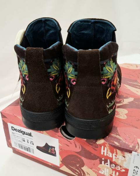 TRONCHETTO DESIGUAL MARRONE N 38