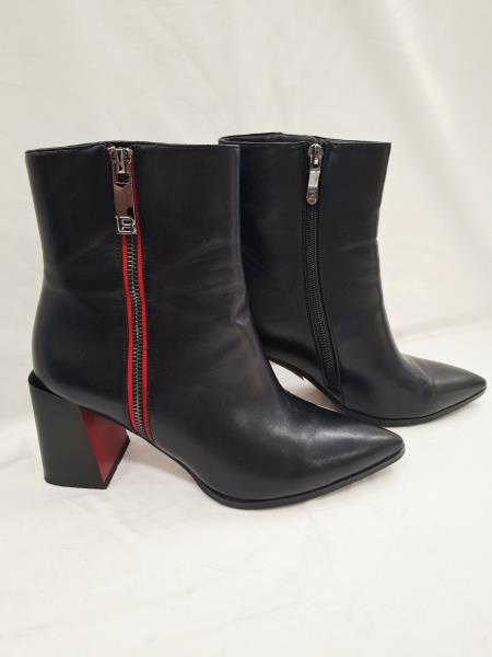 TRONCHETTO LAURA BIAGIOTTI NERO ZIP ROSSA N 39