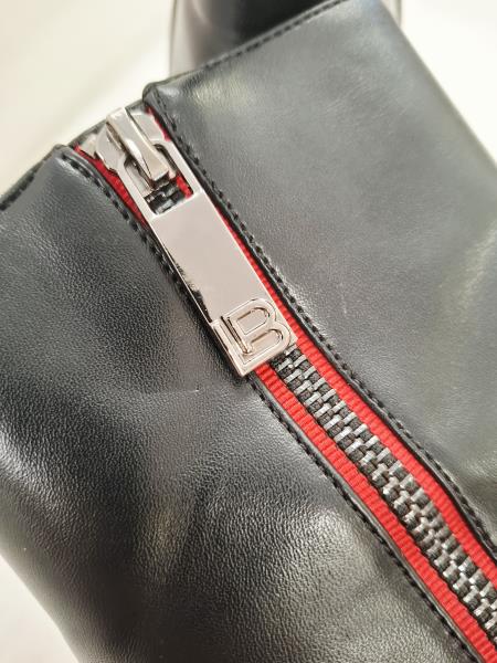 TRONCHETTO LAURA BIAGIOTTI NERO ZIP ROSSA N 39