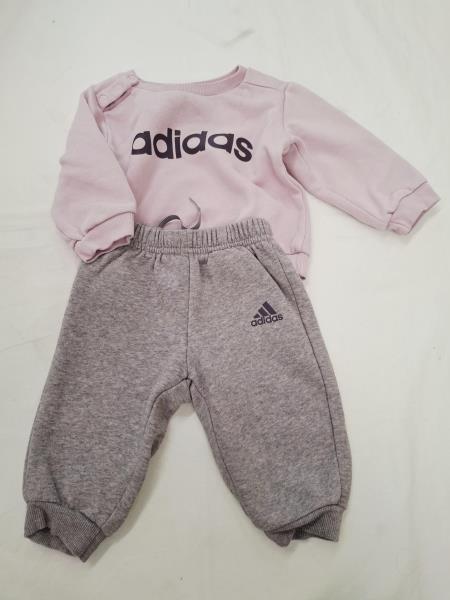 TUTA ADIDAS ROSA TG 3/6 MESI
