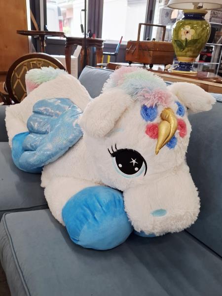 UNICORNO GIGANTE PELUCHE