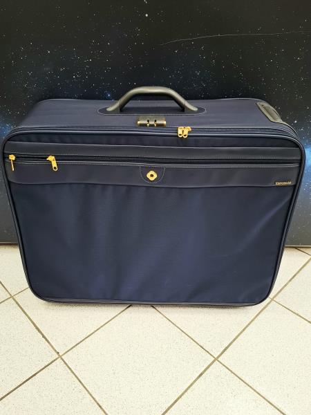 VALIGIA SAMSONITE BLU CON ROTELLE