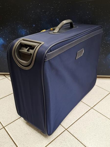 VALIGIA SAMSONITE BLU CON ROTELLE