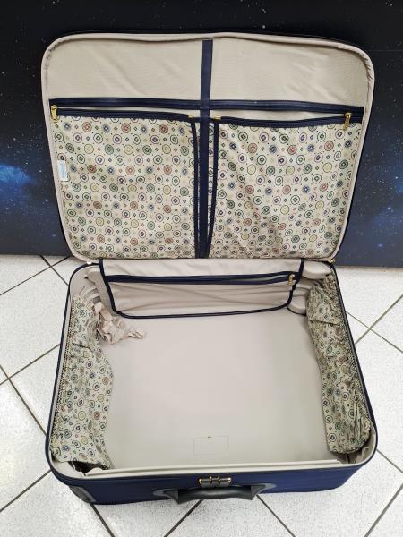 VALIGIA SAMSONITE BLU CON ROTELLE