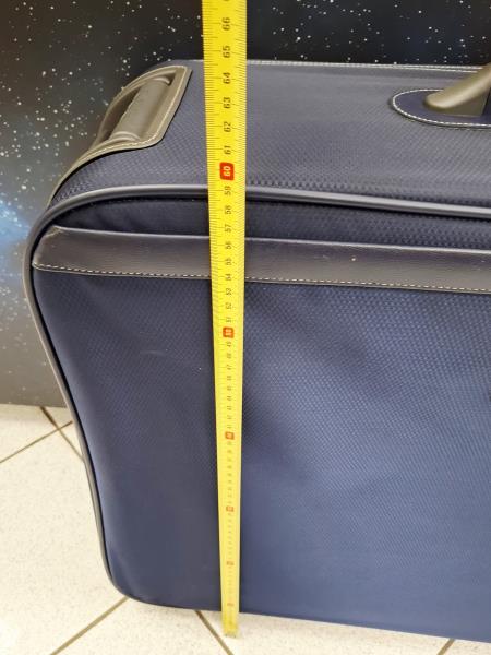 VALIGIA SAMSONITE BLU CON ROTELLE