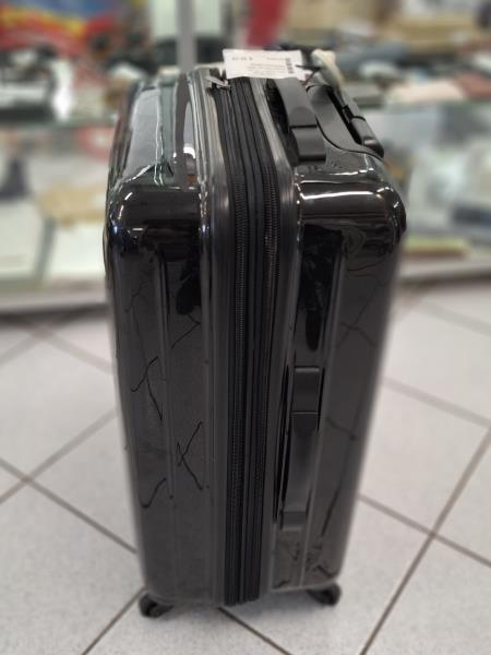 VALIGIA TROLLEY NERO SEMIRIGIDO CARPISA