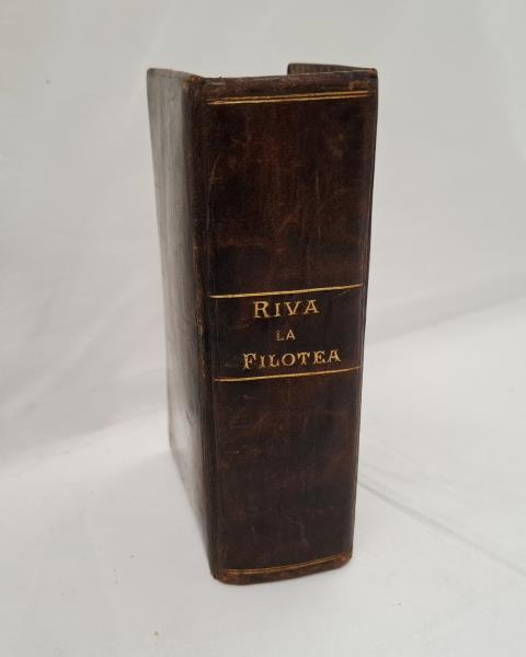 MANUALE DI FILOTEA D'EPOCA CON CROCIFISSO