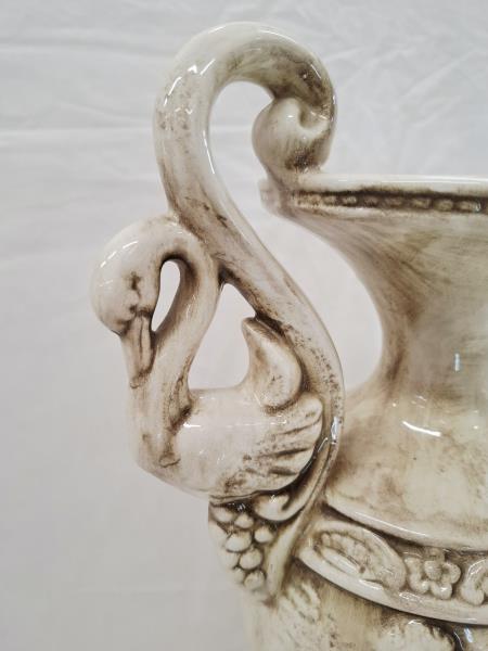 VASO COPPA CERAMICA CAPODIMONTE