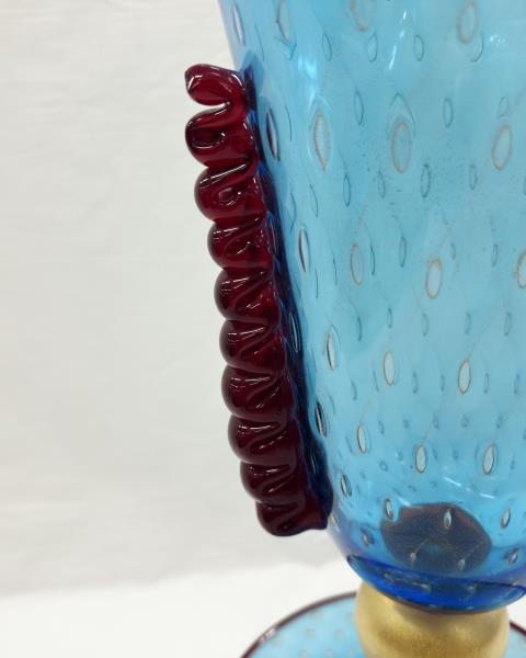 VASO MURANO AZZURRO NASON