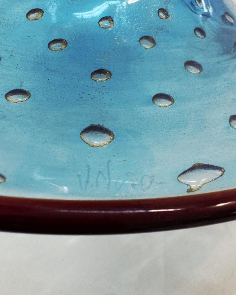 VASO MURANO AZZURRO NASON