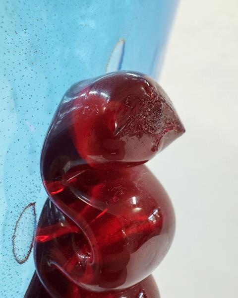VASO MURANO AZZURRO NASON