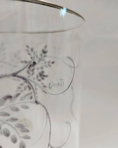 VASO MURANO GHISETTI FOGLIE LILLA