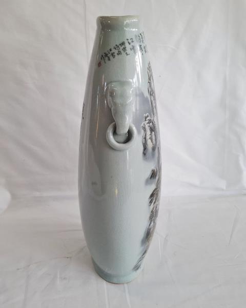 VASO ORIENTALE MANICI ELEFANTI