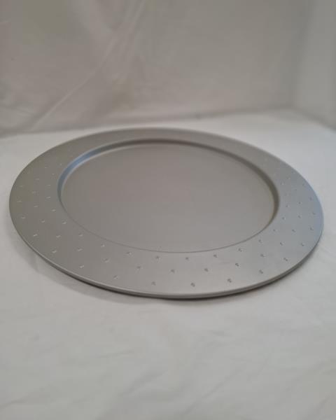 VASSOIO TONDO GRIGIO CROMATO ALESSI