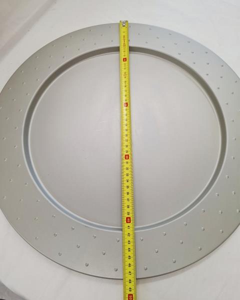 VASSOIO TONDO GRIGIO CROMATO ALESSI