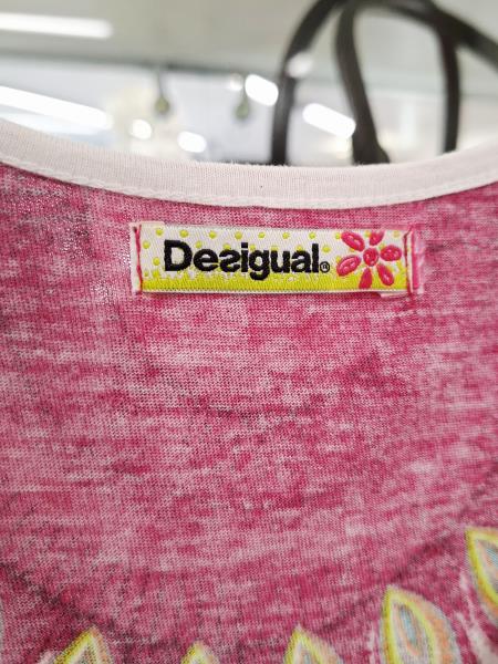 VESTITO DESIGUAL ROSSO FANTASIA FIORI TG 13/14 ANNI