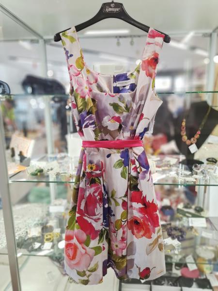 VESTITO RINASCIMENTO FIORI TG L