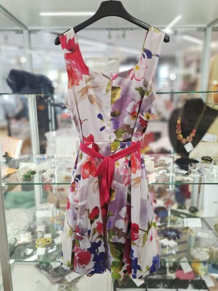 VESTITO RINASCIMENTO FIORI TG L