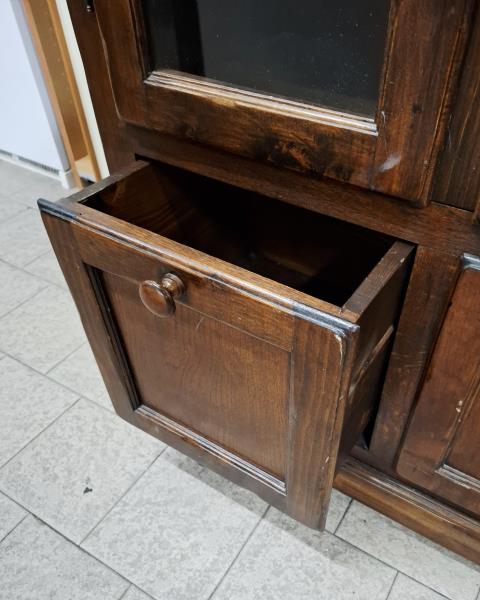 VETRINETTA ARTE POVERA  + 3 CASSETTI  115X125X41