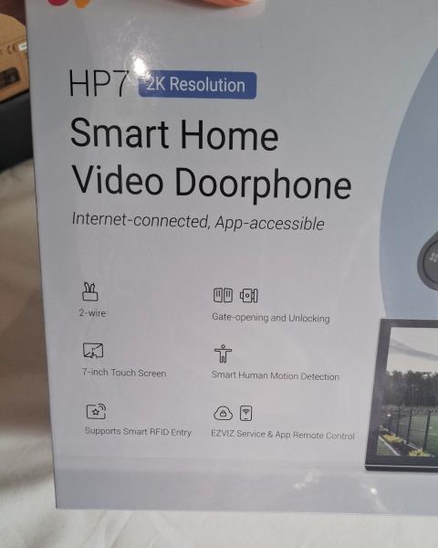 VIDEOCITOFONO SMART EZVIZ HP7 2K