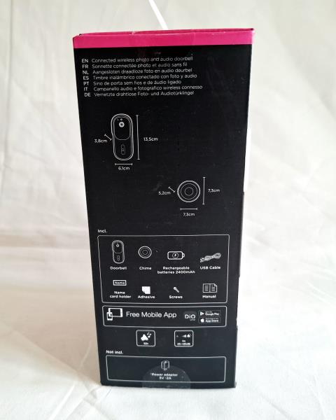 CAMPANELLO VIDEO WI-FI DIO DOORBELL-B12