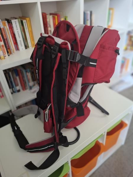 ZAINO BREVI BIMBI MONTAGNA ROSSO