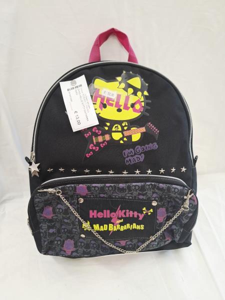 ZAINO HELLO KITTY CHITARRA NERO