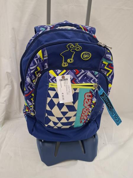 ZAINO SEVEN BLU CON TROLLEY