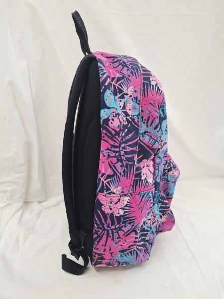 ZAINO SEVEN BLU FIORI ROSA