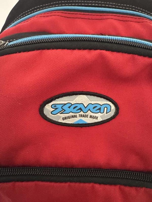 ZAINO SEVEN ROSSO NERO